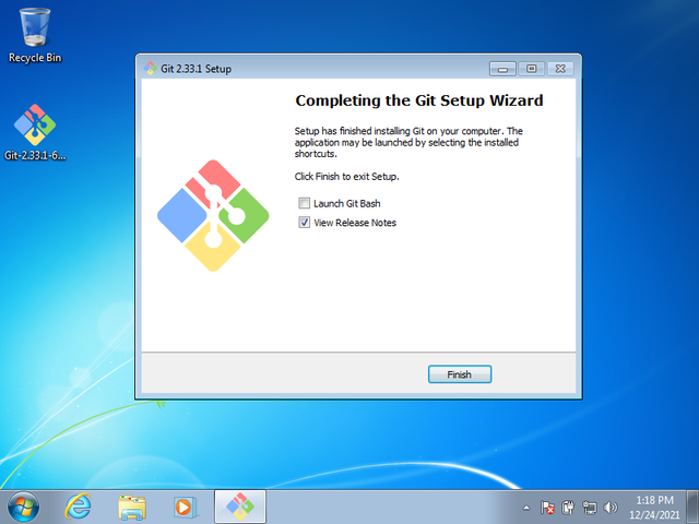 installing git on windows vm